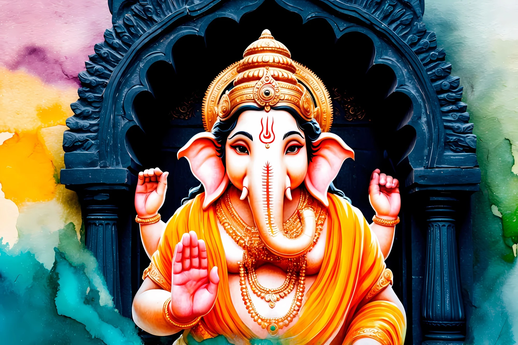 🕉️ Lord Ganesha: The Remover of Obstacles and the God of New Beginnings 🙏